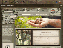Tablet Screenshot of nativnurseries.com